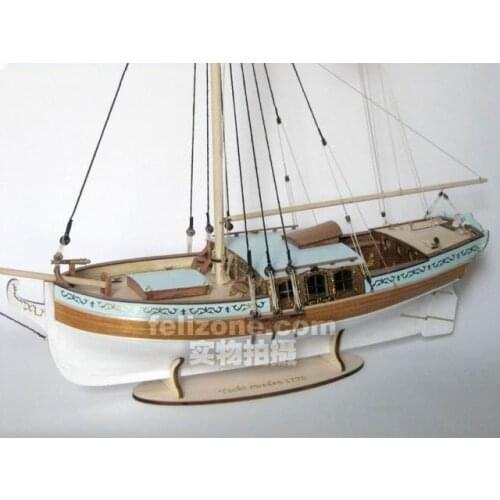 NIDALE Model Scale 1/24 the Luxury Yacht Sweden 1770 sailboat model kits
