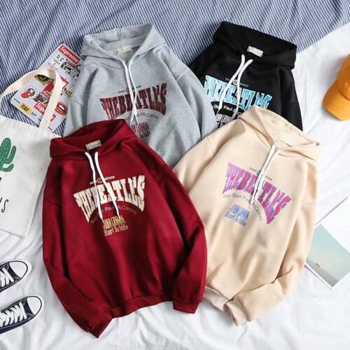 Sweater mens hooded vibrating tide brand trend 2019 Korean version of loose cec lazy wind long sleeves on clothes