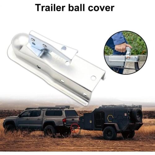 Trailer Ball Cover Lockable Stable Performance 2000Lbs 1-7/8inch Channel 2inch Trailer Hasp for Trailers Accessories