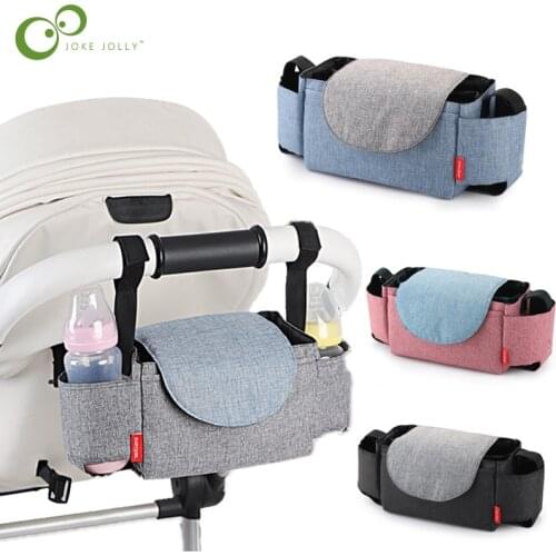 Baby Stroller Organizer Nappy Bag Hook Hanging Mummy Carriage Waterproof Bottle Bag Handbag Pram Cart Organizer Diaper Bag ZXH