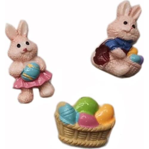 Resin Flat Back Halloween Fruit Basket Rabbit Cabochons Scrapbooking Hair Bow Center DIY Christmas Decration