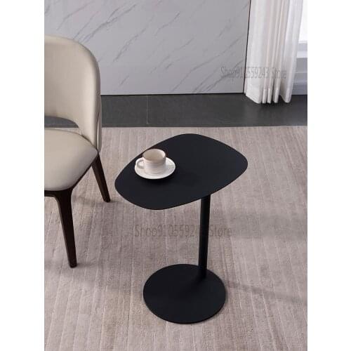 Custom Nordic Light Luxury Wrought Iron Sofa Side Table Small Coffee Table Living Room Creative Side Table Movable Bedroom Bedsi