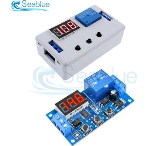 DC 12V 24V LED Digital Display Automation Delay Relay Trigger Time Circuit Timer Control Cycle Adjustable Switch Relay Module