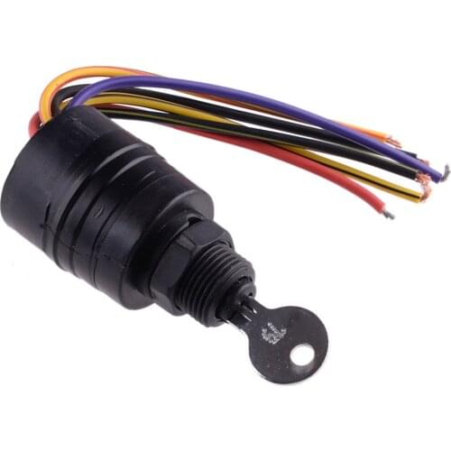 Ignition Switch Key Push To Choke Replacement Potted Base Outboard Kit Cylinder Lock Fit For Mercury 6 Wires 8788107A5 8788107