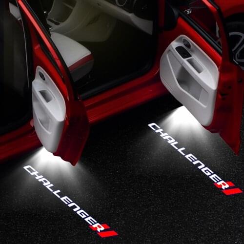 2pcs Emblem CHARGER/CHARGER Welcome Light For Dodge Charger Challenger Demon Magnum Journey Scat Pack Dodge Logo Light