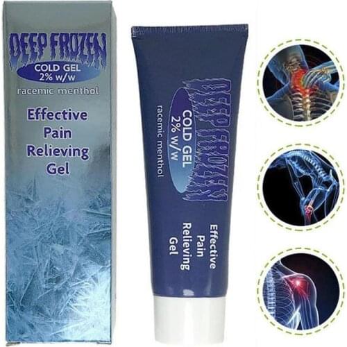 1 Pcs Deep Heat Ice Gel Cold Therapy Pain Relief Cream Muscle Pain Strains Back Arthritis Rheumatism Pain Shoulder Massage Gel