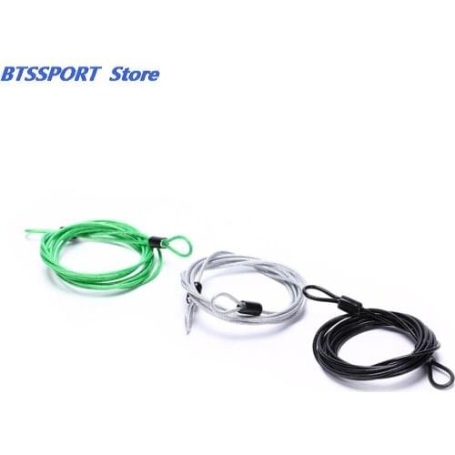 1 Pcs Bike Bicycle Cable Lock 200cm x 2.5mm Cycling Security Loop Cable Lock Bicycle Bikes Scooter Guard U-Lock
