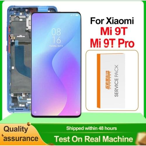 100% Tested 6.39'' LCD For Xiaomi Mi 9T Pro OLED Display Touch Screen Digitizer Assembly For Redmi K20 Pro LCD Replacement