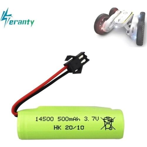 1S 3.7V 500Mah 14500 Oplaadbare Lipo Batterij Voor DE35 DE38 Dubbelzijdig Rc Tumbling Stunt Afstandsbediening controle Auto