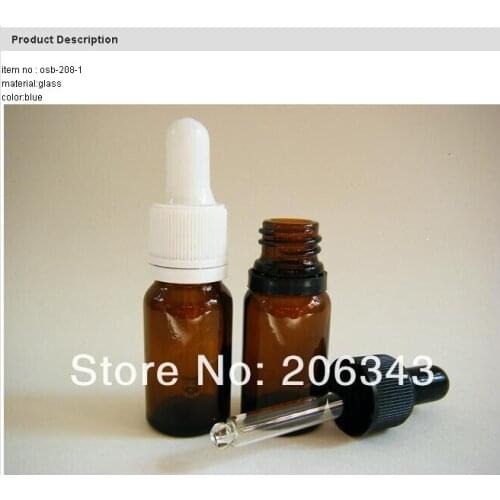 20ml blue/transparent/brown/green essential oil bottle with tamper evident plastic cap,plastic dropper