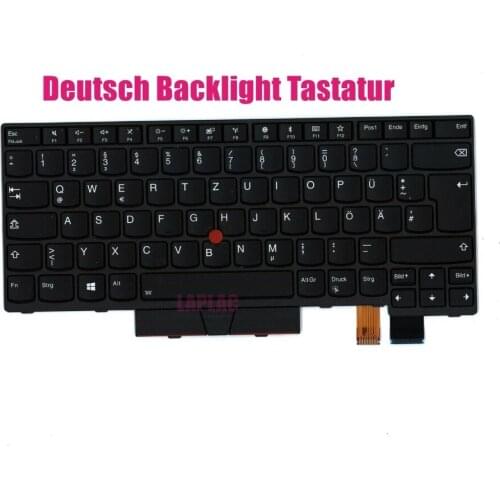 Deutsch Backlight Tastatur for Lenovo Thinkpad T470 (Type 20HD/20HE/20JM/20JN)