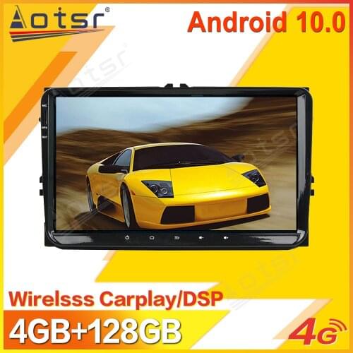 Android Car Multimedia Stereo Player For VW Volkswagen Golf Polo Tiguan Passat B7 B6 Leon Tape Radio Recorder GPS Navi Head Unit