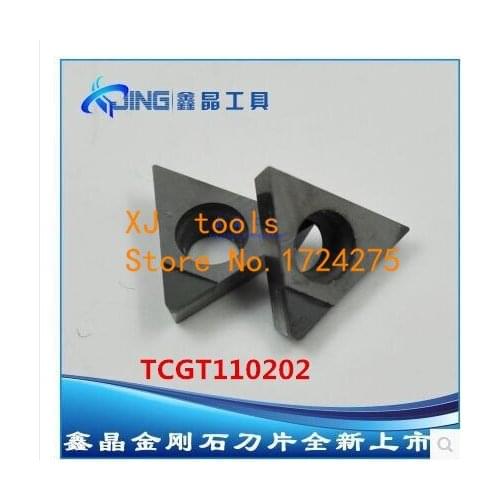 Free shipping 2PCS TCGT110202/TCGT110204/TCGT110208 CBN Inserts , CNC CBN Diamond insert For Lathe Tools Inserts For STWCR/STGCR
