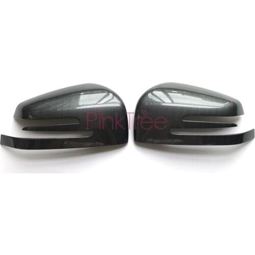 Carbon Fiber Color Side Wing Mirror Cover For Mercedes M GLE Class W166 2012-18 GL X166 GLS G Class W463 G350 500 GL400