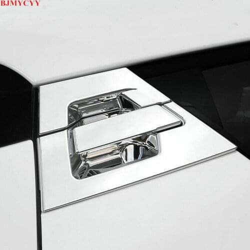 BJMYCYY ABS decorative frame of bowl handle at the back door of car For Toyota C-HR CHR 2017 2018