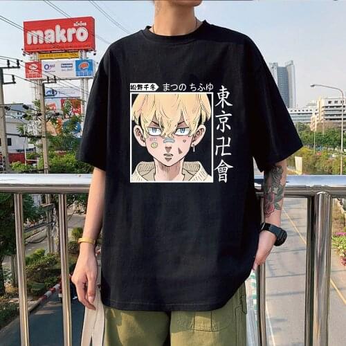 Tokyo Revengers Anime Tshirt Cool Matsuno Chifuyu Graphic Tees Manga Japan Style Clothes Vintage Harajuku Tops Male