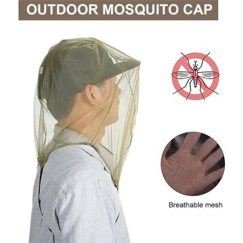 Ultra-light Fishing Net Yarn Headgear Dust-proof Mosquito-proof Hat Hiking Camping Jungle Adventure Sunscreen Cap