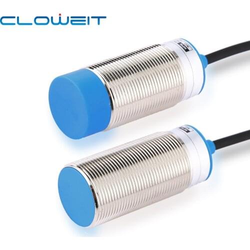 Cloweit IP65 M30 Inductive Proximity Sensor 10mm 15mm LJ30A3 Approach Switch AC wiring to PLC