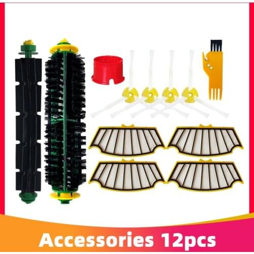 Main Brush Hepa Filter Castor Wheel Replacement Kit for iRobot Roomba 500 Series 520 529 530 540 550 560 Robotic Vacuum Cleaner