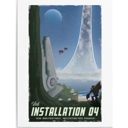 Modular Hd Prints Pictures Paintings Installation Halo Home Decoration Canvas Travel Poster Wall Art For Living Room No Frame