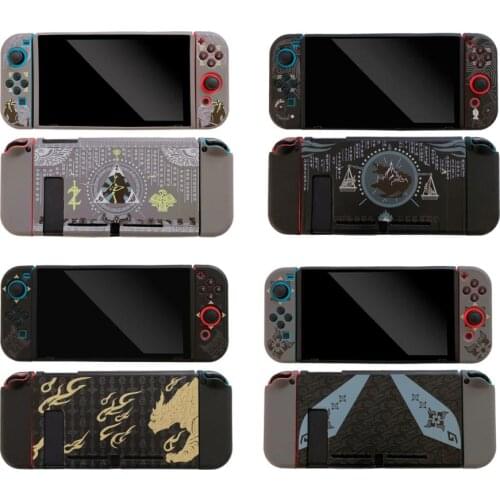 Soft TPU Skin Matte Protective Case for Monster Hunter RISE Nintendo Switch NS Joy-Con Back Housing Shell Cover Protector