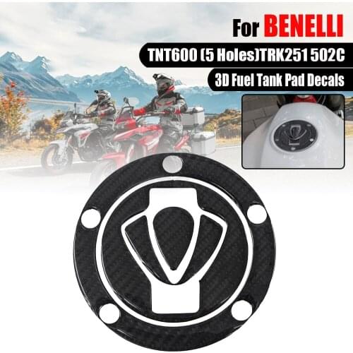 For BENELLI TNT600 TNT 600 TRK251 TRK-251 502C Motorcycle Fuel Tank Pad Decals Stickers TankPad Gas Oil Cap Carbon Fiber Cover