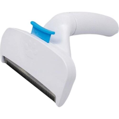 1pcs New Pet Dog Cat Hair Removal Brush with Nonslip Handle Comb Pet Grooming Tools Hair Shedding Trimmer Comb for Dogs Cats