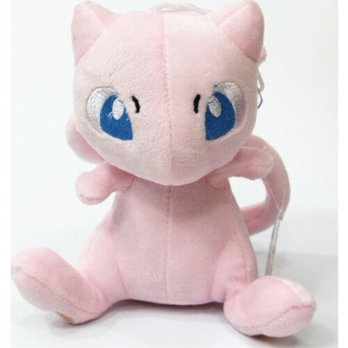 TAKARA TOMY Pokemon Mew Plush toys Dolls Go dex Mew Stuffed Animals Plush Toys kawaii Christmas Gifts for Kids