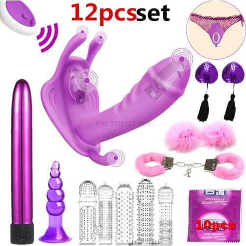 Wearable Wireless Control Remote Vibrator Clitoral Stimulator Vaginal G Spot Massager sex toy Dildo for women Adults Couples