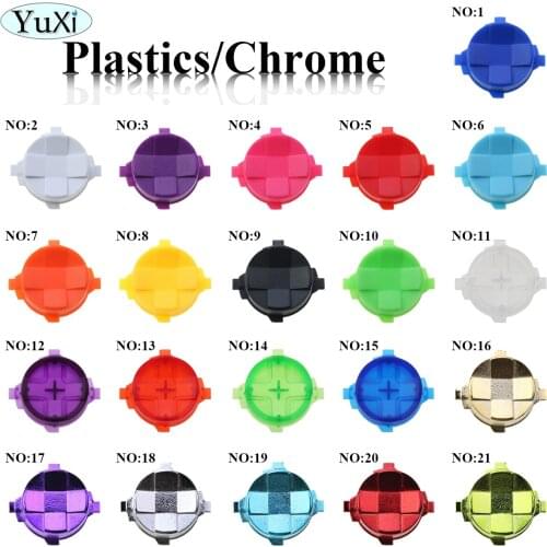 YuXi For Xbox Series X/S Plastics Chrome D-pad Action Cross Button Dpad Direction Key Controller Accessories For Xbox Series S X