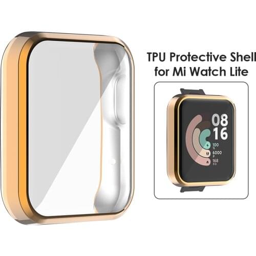 Watch Protect Shell Accessories TPU Case Cover Screen Protector for Xiaomi Mi Watch Lite Redmi Watch Accessories