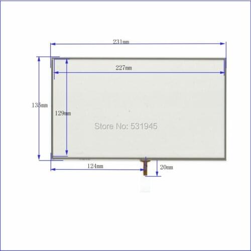 ZhiYuSun 231mm*135mm 231*135 GPS navigation 10.1 -inch resistive touchscreen display on the outside flat screen handwriting