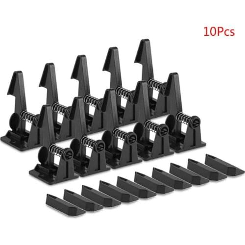13MA 10pcs/set Creative Children Safety Protective Lock Drawer Invisible Spring Lock Baby Anti-pinch Hands Cupboard Latches
