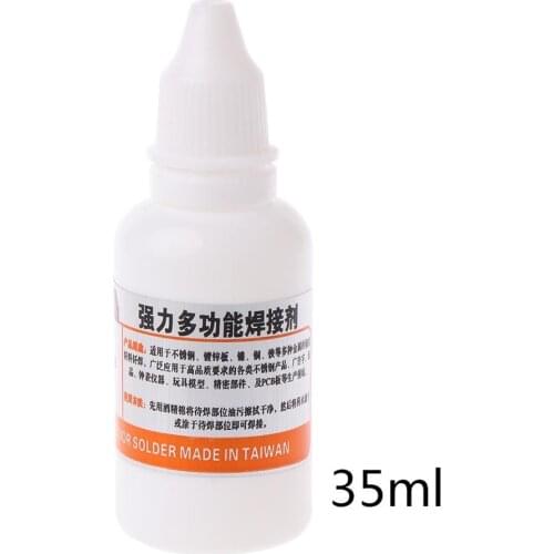 35ml Stainless Steel Flux Soldering Stainless Steel Liquid Solders Water Durable Liquid Solders