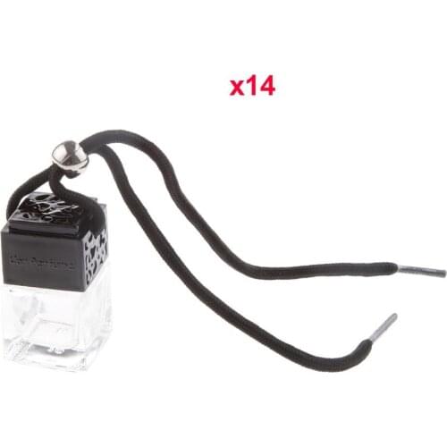 Car Hanging Perfume Bottle Pendant Air Freshener Automobiles Ornament Mini Diffuser Bottles for indoor Decorative Essential Oil