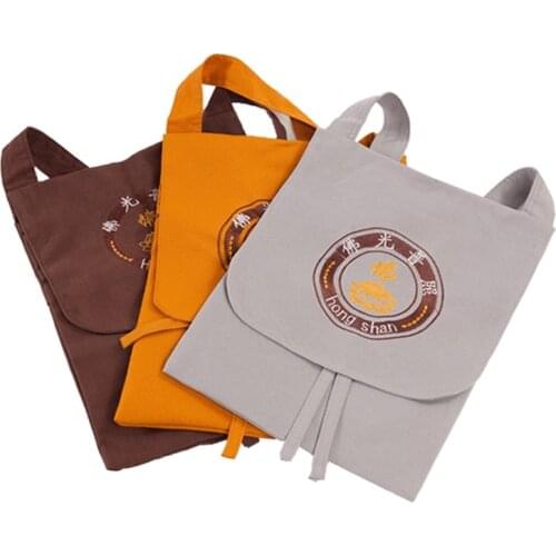Buddhist Monk Bag Small Bag Buddhism Cover Bag Sachet Arhat Bag Satchel