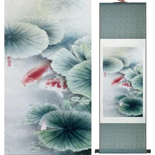 Home Office Decoration Chinese scroll painting birds painting Chinese wash painting Printed painting 060812