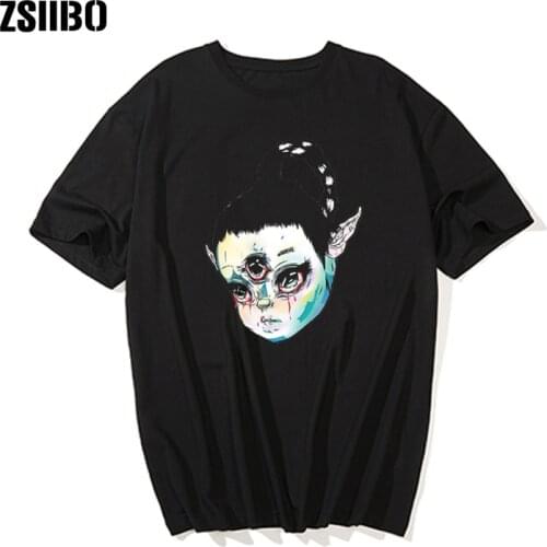 T shirt Art Angels Adventure Graphic Print Tee Homme Canada Anime Style Tshirt Plus Size Soft Grimess album Tops T-Shirt Men