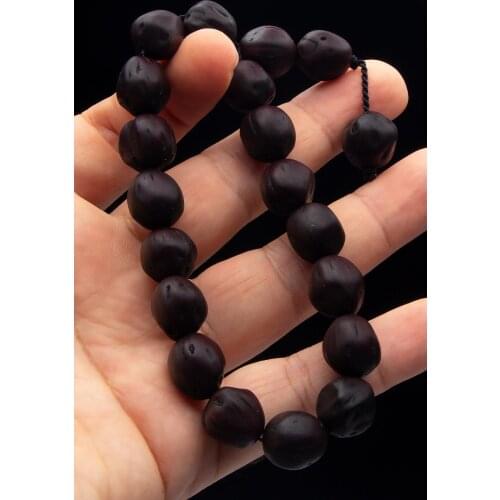 Islamic Tasbih Muslim Rosary Beads 33 Prayer Rosary For Men Bracelet For Men Accessory amber oltu amber stone Handmade Turkey