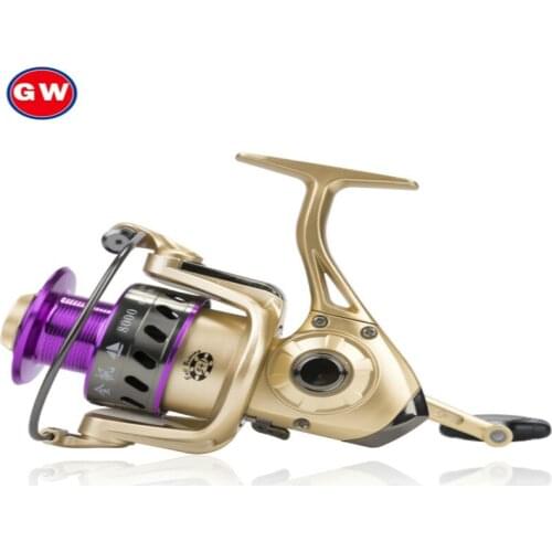 2000-8000 Series Spinning Wheel 5+1 Ball Bearing Gear Ratio 5.0:1/ 5.2:1 Fishing Wheel Ocean Rock Fishing Reel Distant Wheel