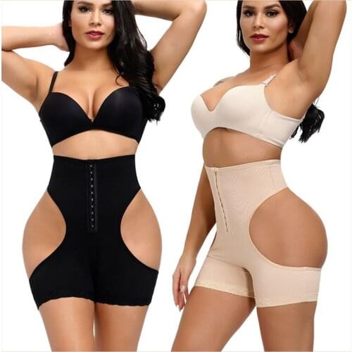Large Size Breasted High Waist Belly Pants Sexy Lace Leaky Butt Shaping Pants Waist Shaping Pants Women Corset High Waist Shaper