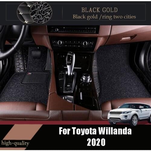 Carpets Car Floor Mats For Toyota Willanda 2020 Auto Interior Accessories Double Layer Wire Loop Custom Protector Covers Leather