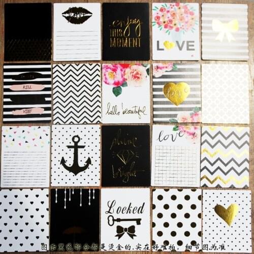 KSCRAFT 20Pcs Acid Free Colorful Paper Pocket Cards for Scrapbooking DIY Projects/Photo Album/Card Making Crafts