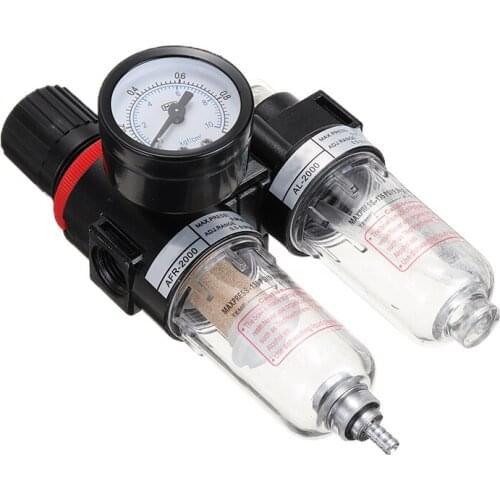 1pc 1/4 " AFC2000 Car Auto Air Pressure Regulator Oil Water Separator Moisture Filter Accessories Parts Tool
