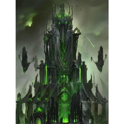 World Of Warcraft DIY Cross Stitch 11CT Embroidery Kits Needlework Craft Set Printed Canvas Cotton Thread Home Sell