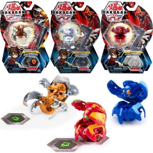 New Style Genuine Bakugan Battle Planet VICEROX Deformable Battle Toys Action Figure Model Boy Gifts