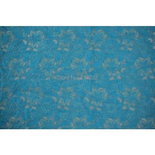 POp101-27 textile Eugen yarn hollow embroidery dyeing cloth stained glass yarn hollow processing fashion fabrics tulle yarn