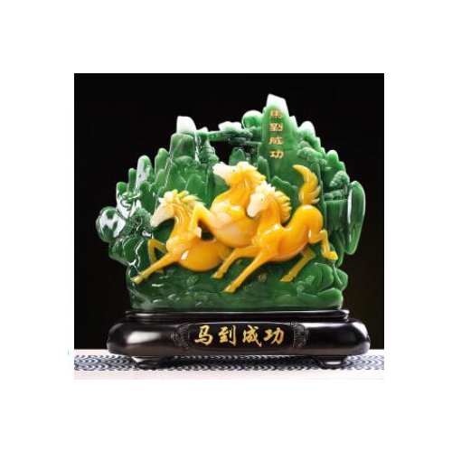 Achieve immediate victory Horse world Office home living room wine cabinet decoration decoration new house gift