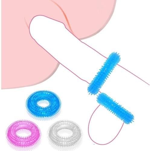 Silicone Penis Ring Adults Sex Toy for Men Vagina Stimulator Anal Enhancer Time Delay Rings Sexy Lock Semen Cock Ring Erotic Toy