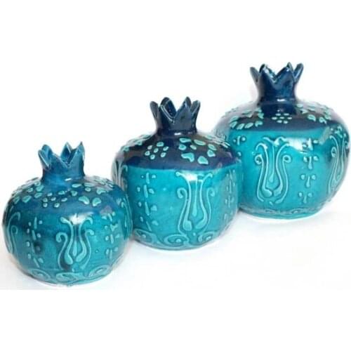 Modern Turquoise Tile Pomegranate Team trinket baratija حلية орнаментальный